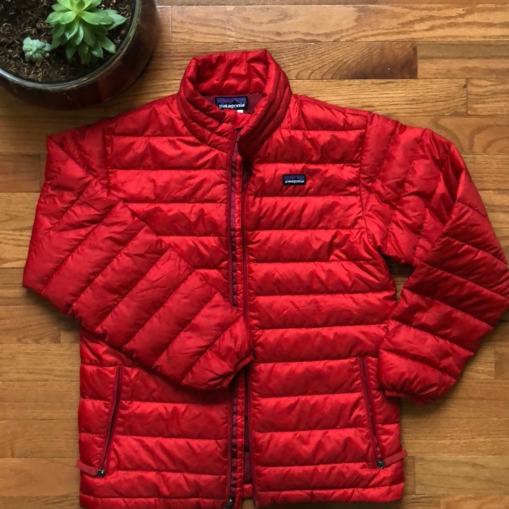 Patagonia red winter coat